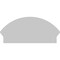 Ekena Millwork Segment Arch 3 Spoke Architectural Grade PVC Combination Pediment, 28"W x 13-7/8"H x 2-3/4"P PEDPC028X140SEG03 - alternate 6
